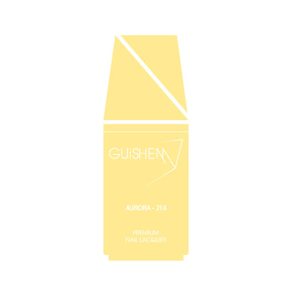 Premium Nail Lacquer, AURORA- 210, BABY YELLOW CRÈME NAIL POLISH