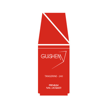 Premium Nail Lacquer, TANGERINE - 240, BRIGHT REDISH ORANGE CRÈME NAIL POLISH