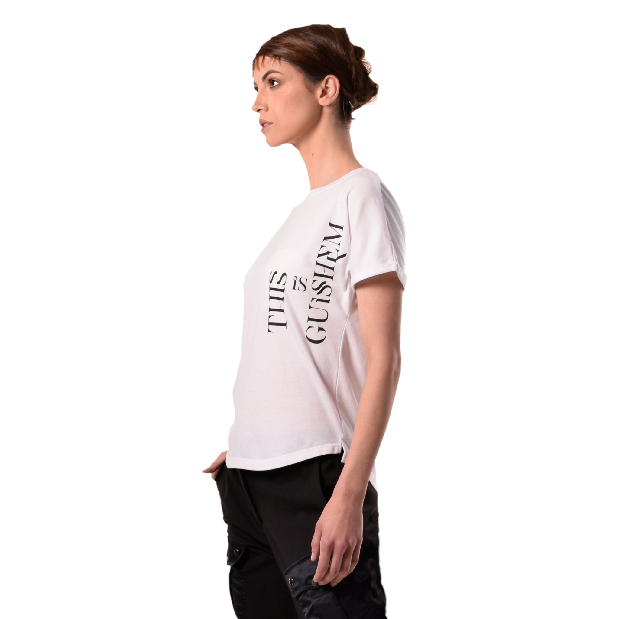 PRINT "This is GUiSHEM" JERSEY T-SHIRT