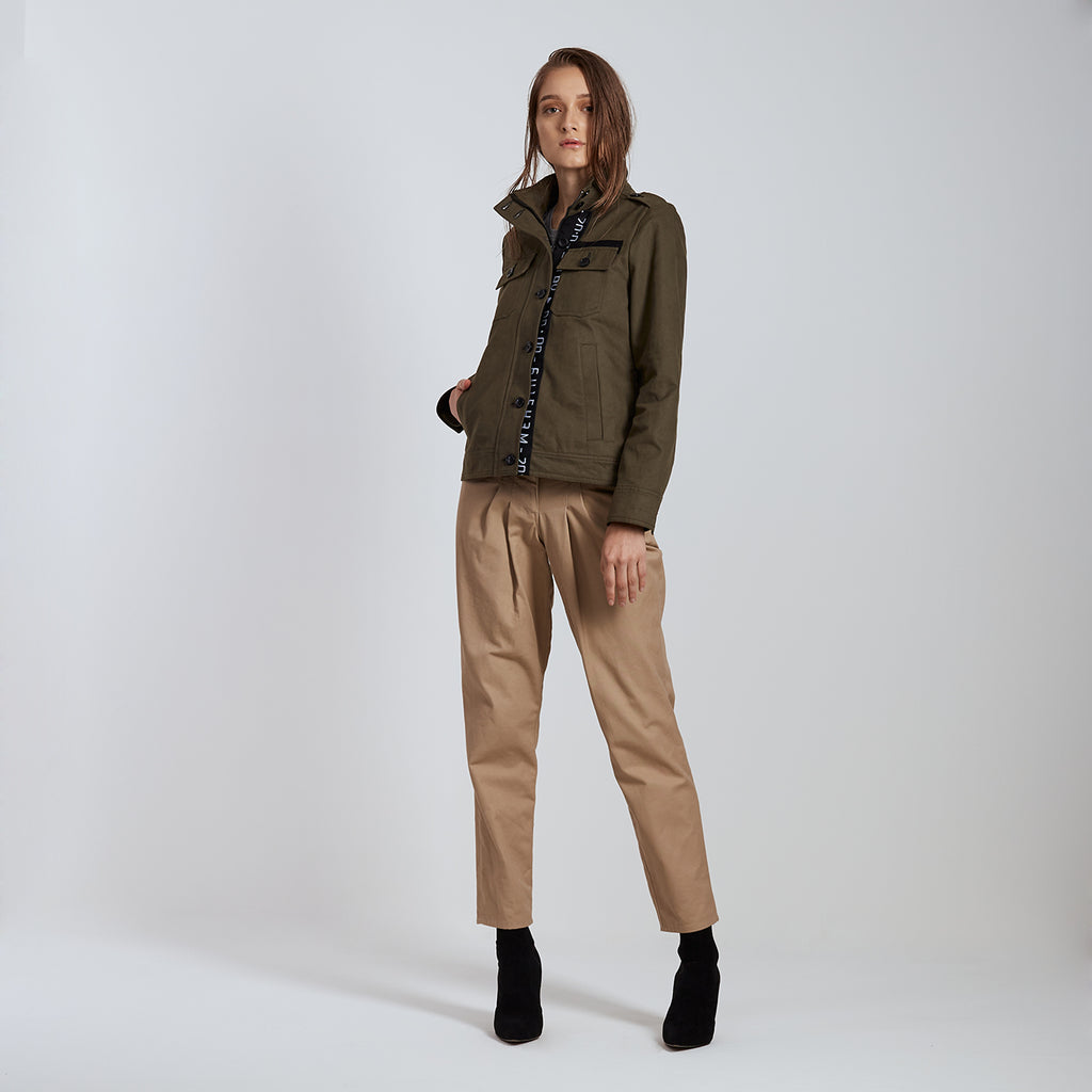 SAFARI JACKET - Olive