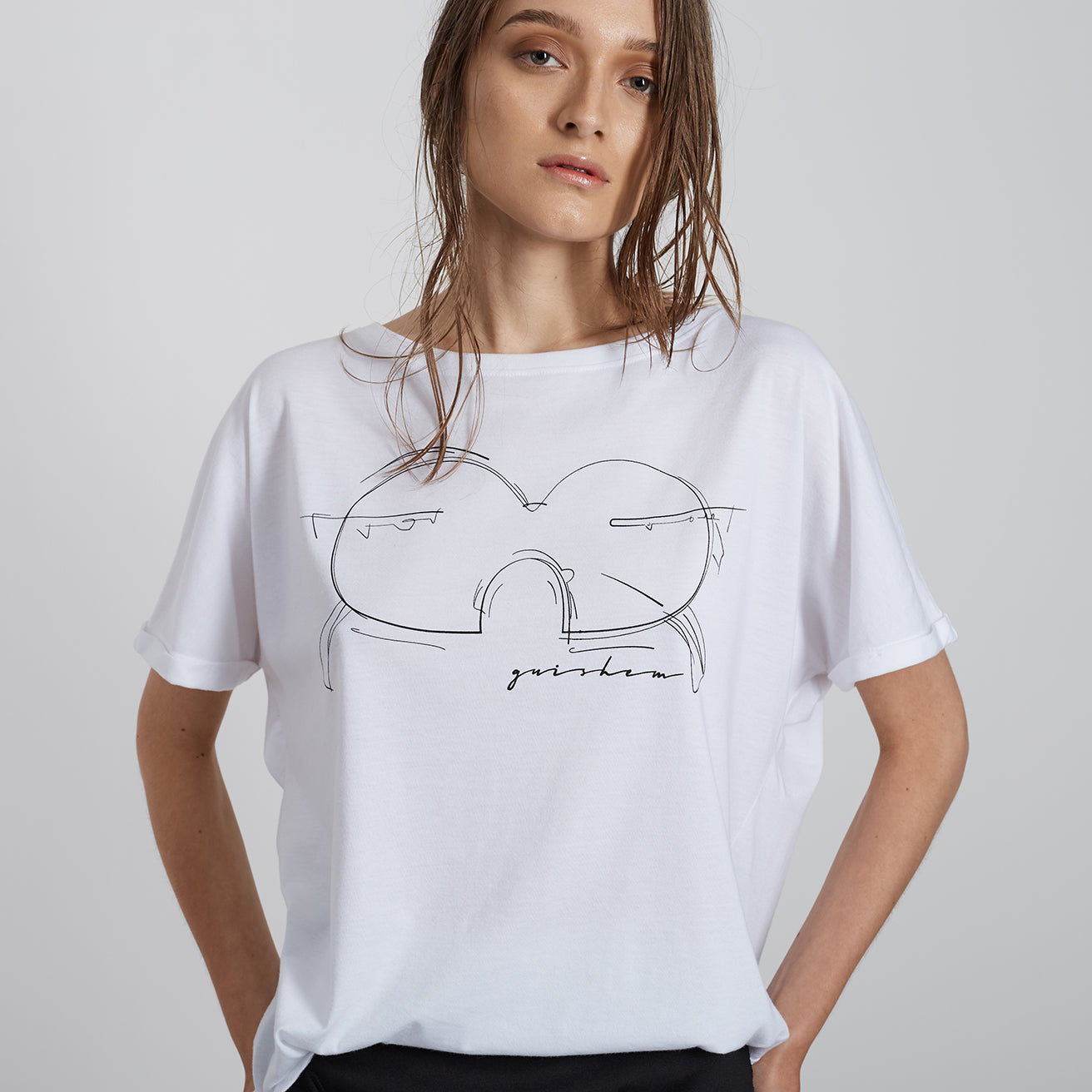 PRINT "Sunglasses" JERSEY T-SHIRT