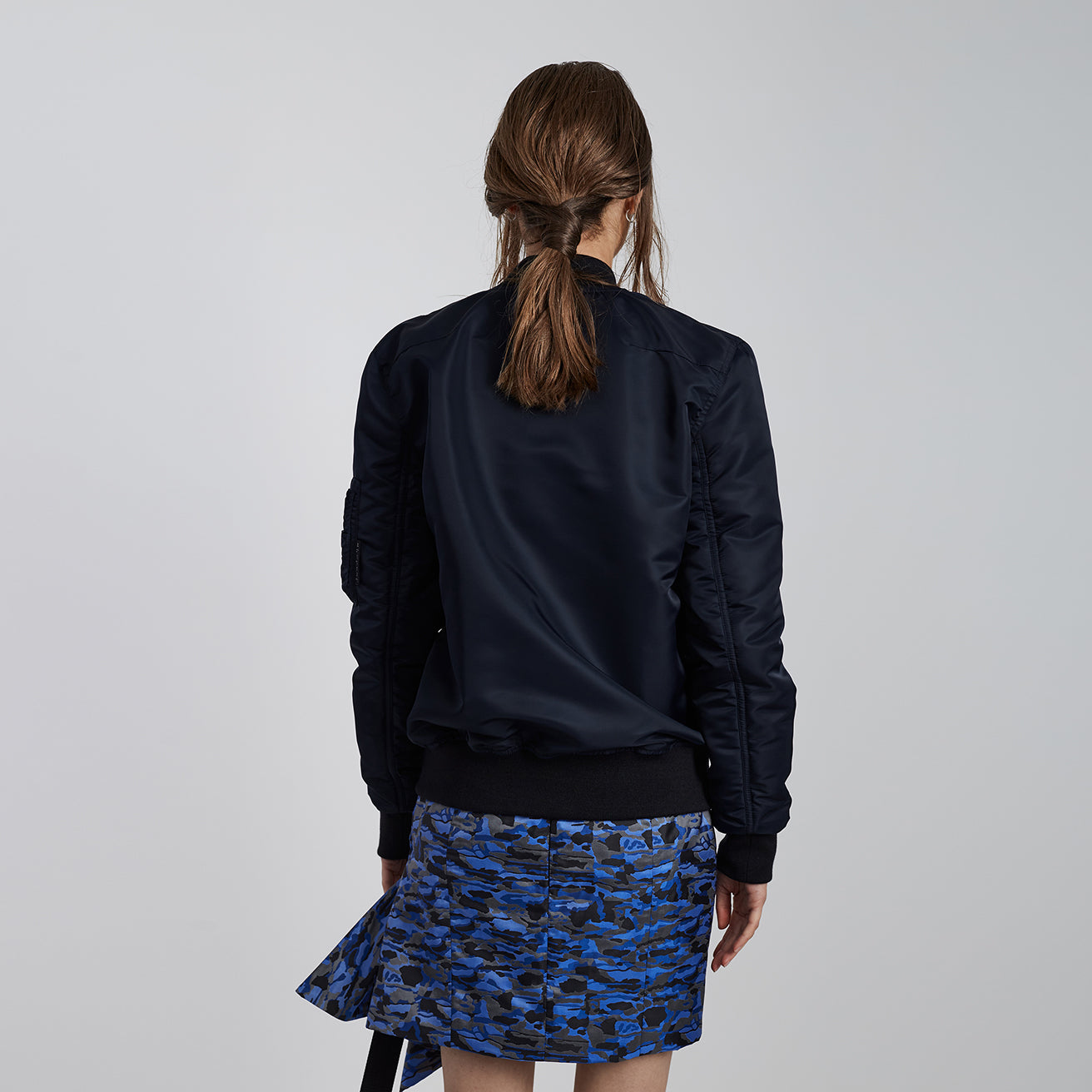 SIGNATURE BOMBER JACKET - Navy